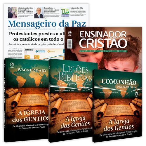 Kit do Professor de Adultos Capa Dura Junho