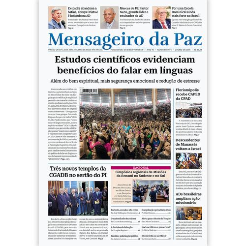 Jornal Mensageiro da Paz Julho 2026