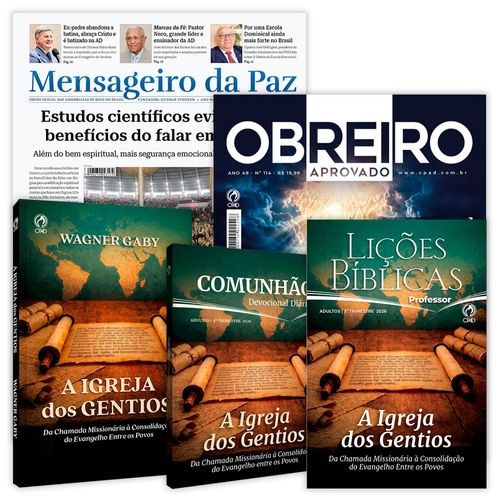 Kit do Obreiro Professor Julho