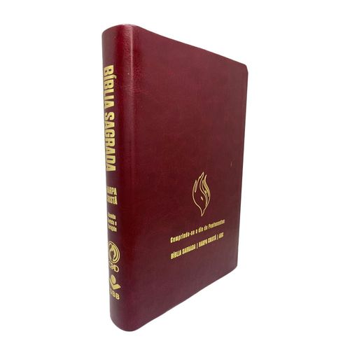 Bíblia Grande Harpa Cristã Econômica Letra Grande Vinho (Pentecostes)