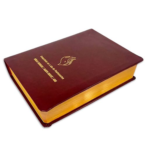 Bíblia Grande Harpa Cristã Econômica Letra Grande Vinho (Pentecostes)