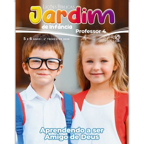 Lições Bíblicas Jardim de Infância Professor 4º Tr. 2026