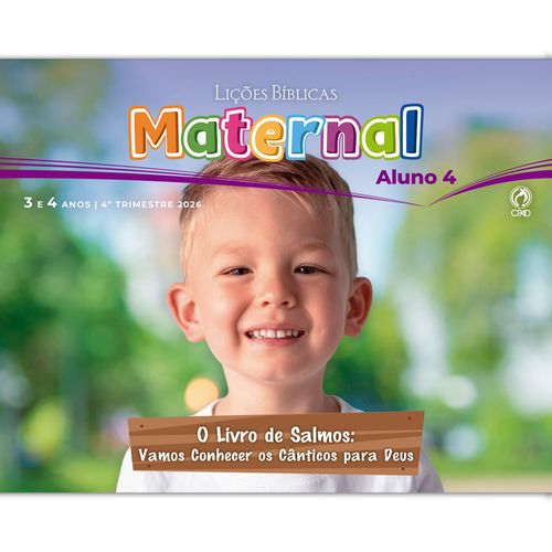 Lições Bíblicas Maternal Aluno 4º Tr. 2026