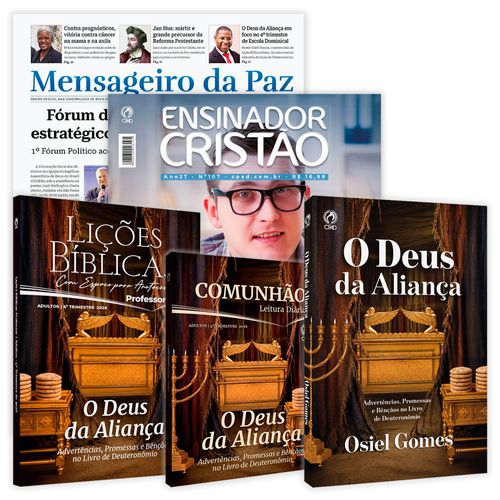 Kit do Professor de Adultos Capa Dura Agosto