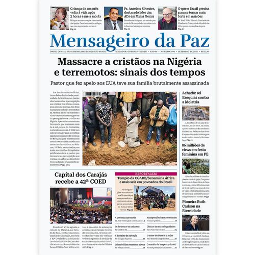 Jornal Mensageiro da Paz Setembro 2026