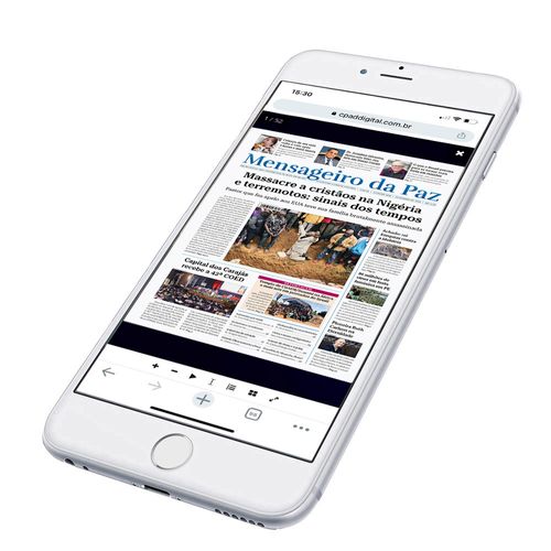 Jornal Mensageiro da Paz – Digital – Assinatura por 1 ano (12 edições)