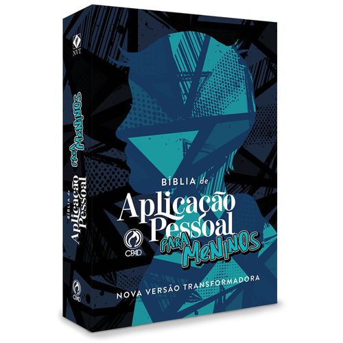 Bíblia de Aplicação Pessoal para Meninos Média Azul Capa Dura NVT