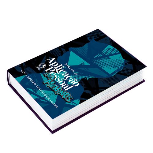 Bíblia de Aplicação Pessoal para Meninos Média Azul Capa Dura NVT