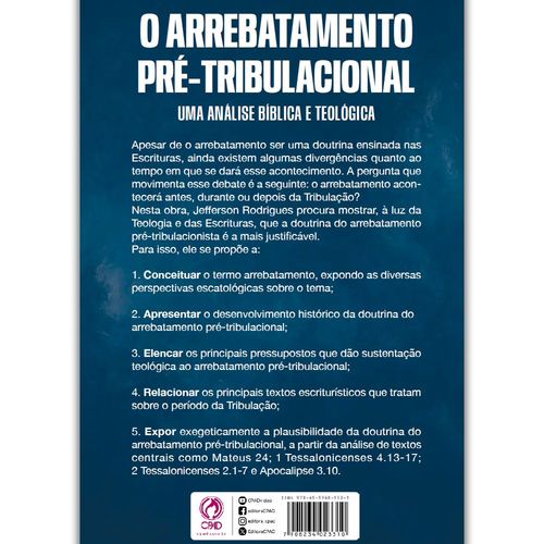 O Arrebatamento Pré-Tribulacional
