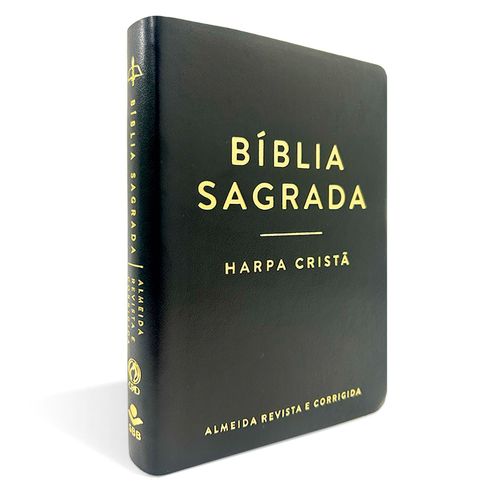 Bíblia Grande Harpa Cristã  Slim Luxo Preta