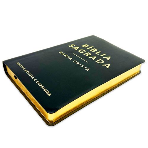 Bíblia Grande Harpa Cristã  Slim Luxo Preta