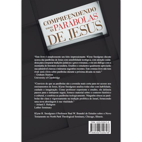 Compreendendo Todas as Parábolas de Jesus